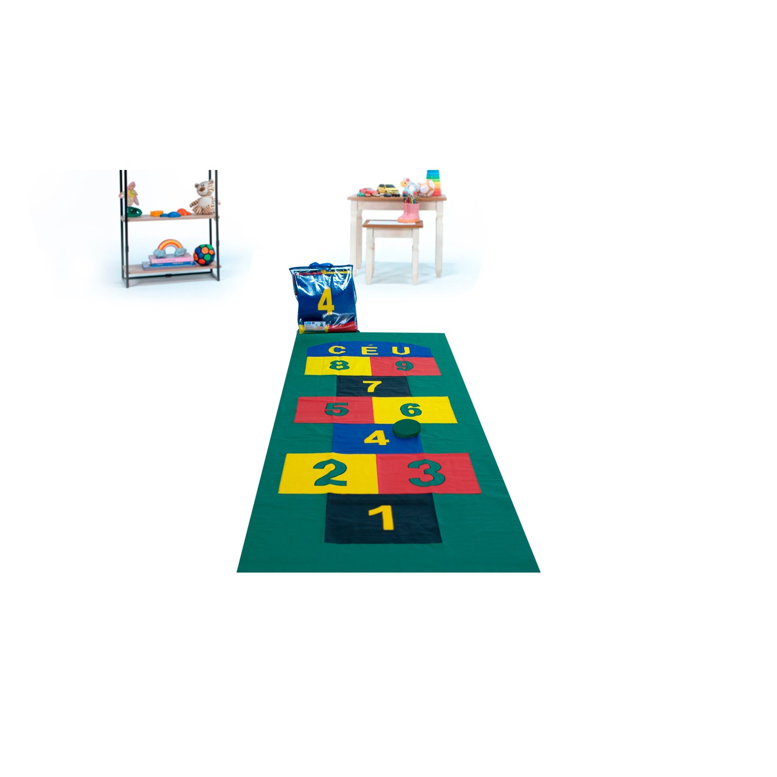 Tapete para Jogo de Amarelinha Kids Numeral