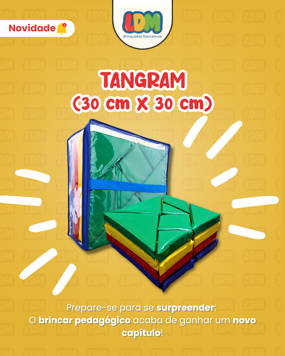 Carrossel TANGRAM (30 cm X 30 cm) - Lançamento