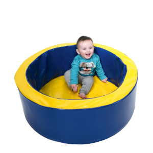 Piscina de Espuma Circular 90 cm – Brinquedo Educativo para Coordenação Motora Infantil
