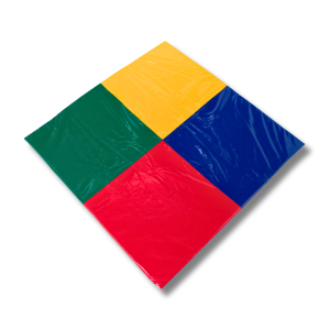 Tapete de Quatro Cores 140 cm x 140 cm x 3 cm